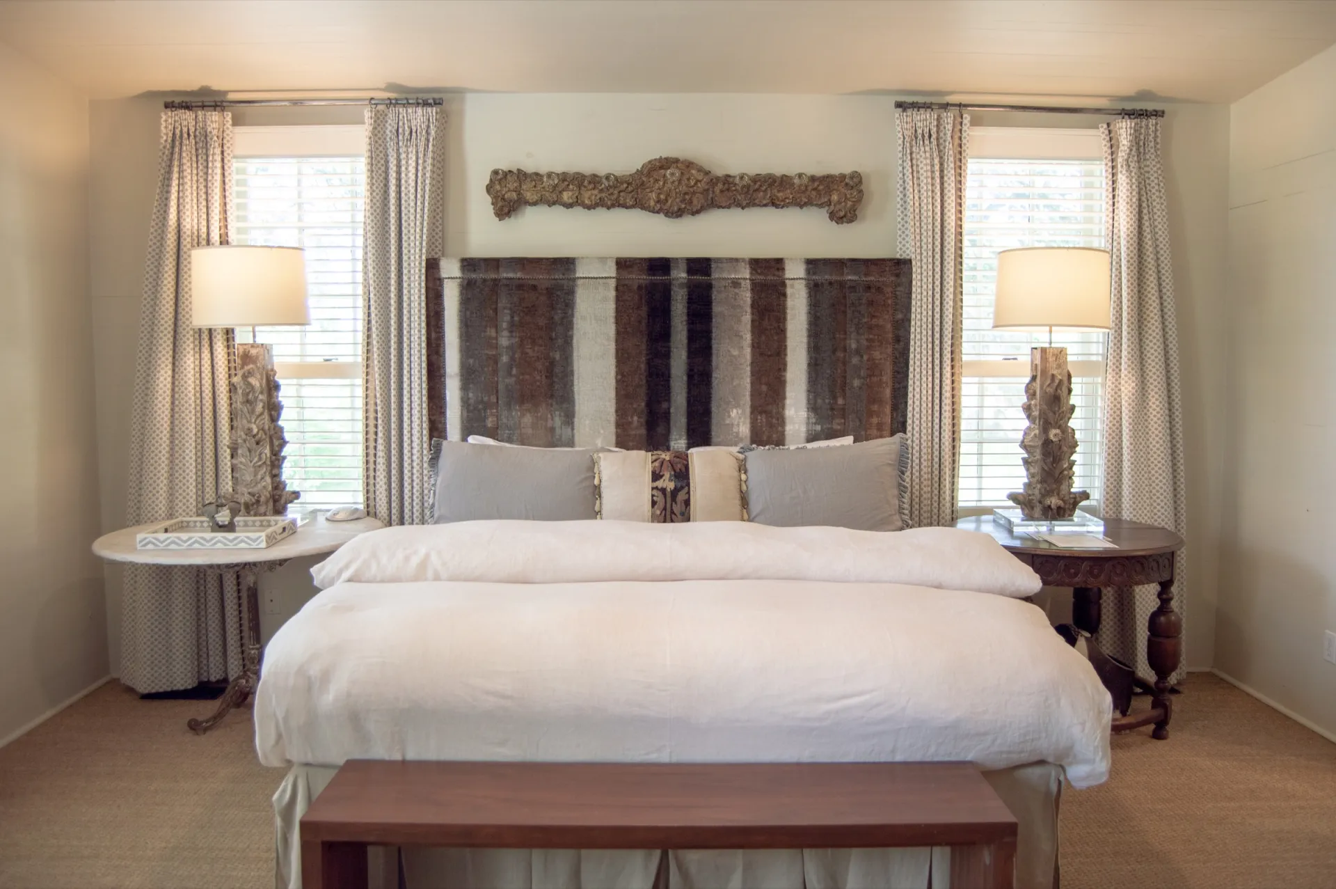 Luxury guestroom at Round Top Inn, Round Top Texas